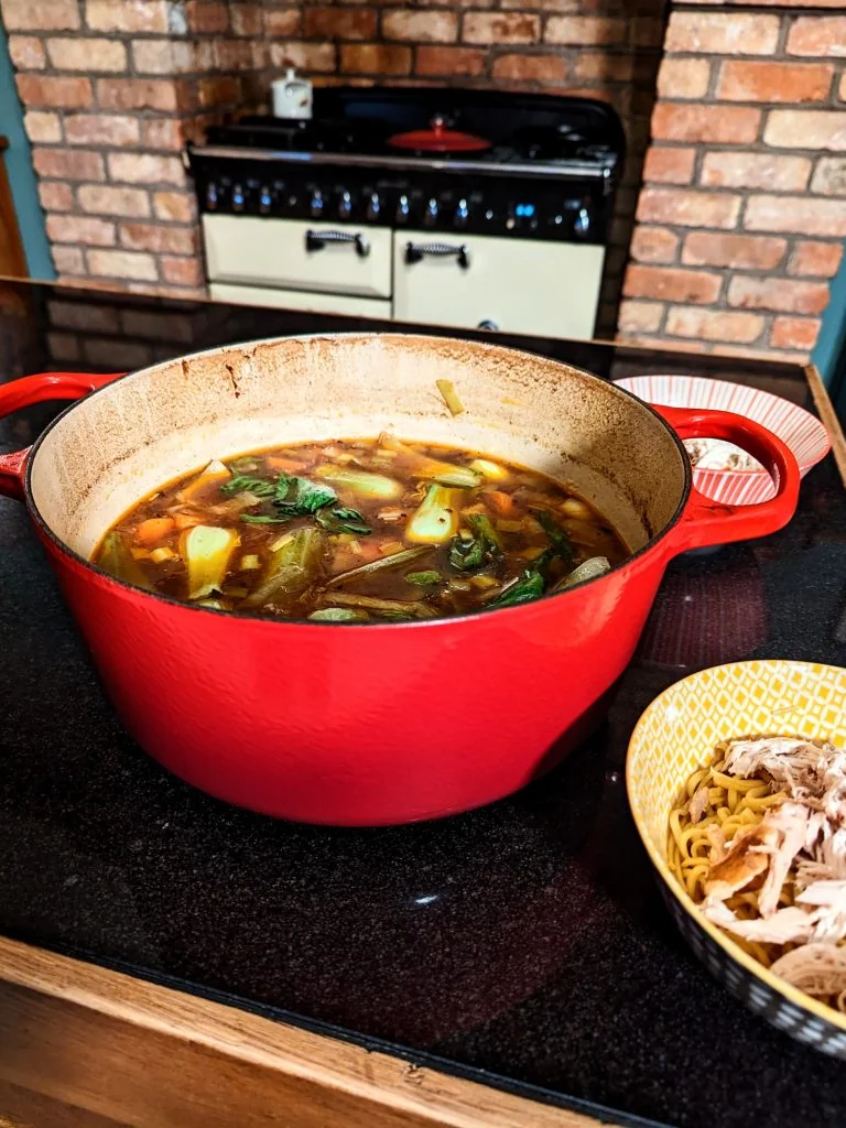 Asian-style Chilli Chicken Noodle Soup