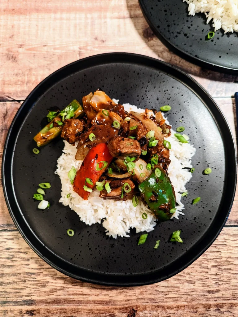 Beef with Black Bean Sauce