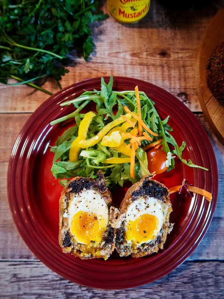 Black Pudding Scotch Eggs