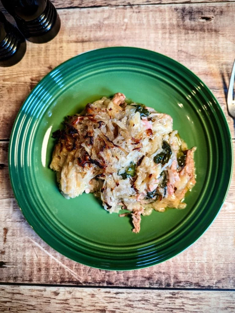 Chicken and Ham Hock Gratin