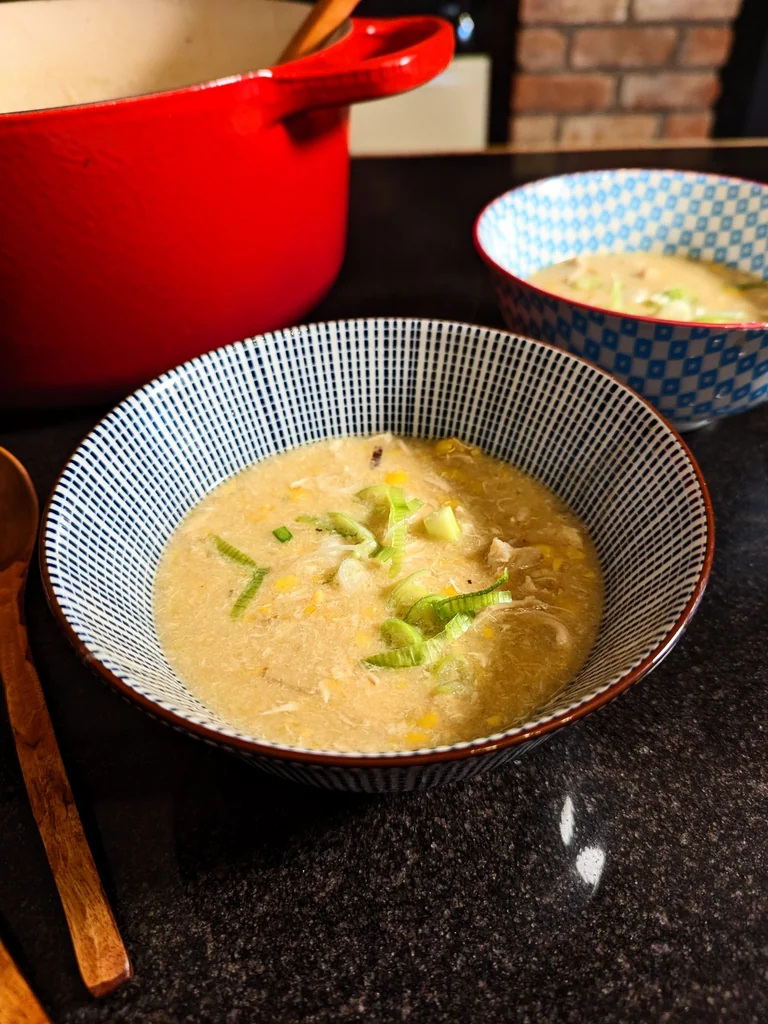 Chinese Style Chicken and Sweetcorn Soup