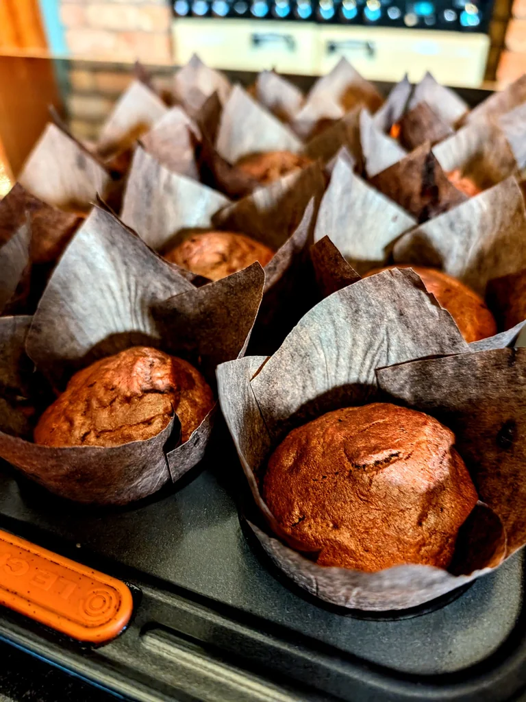 Chocolate Banana Muffins