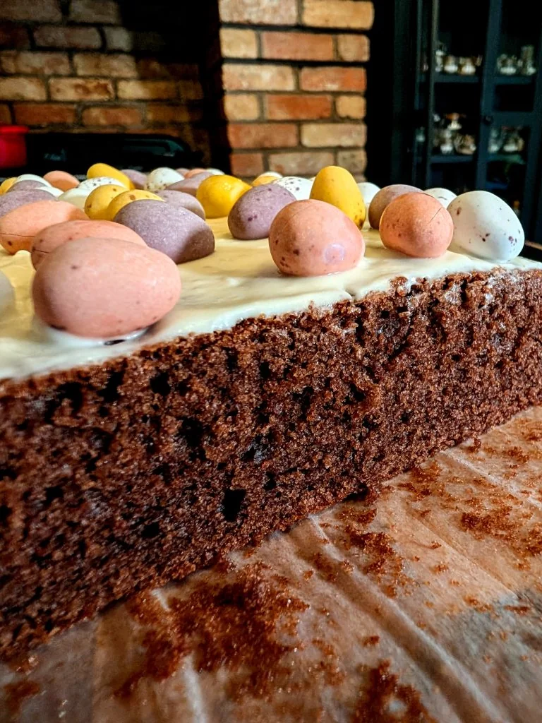 Chocolate Mini Egg Easter Traybake