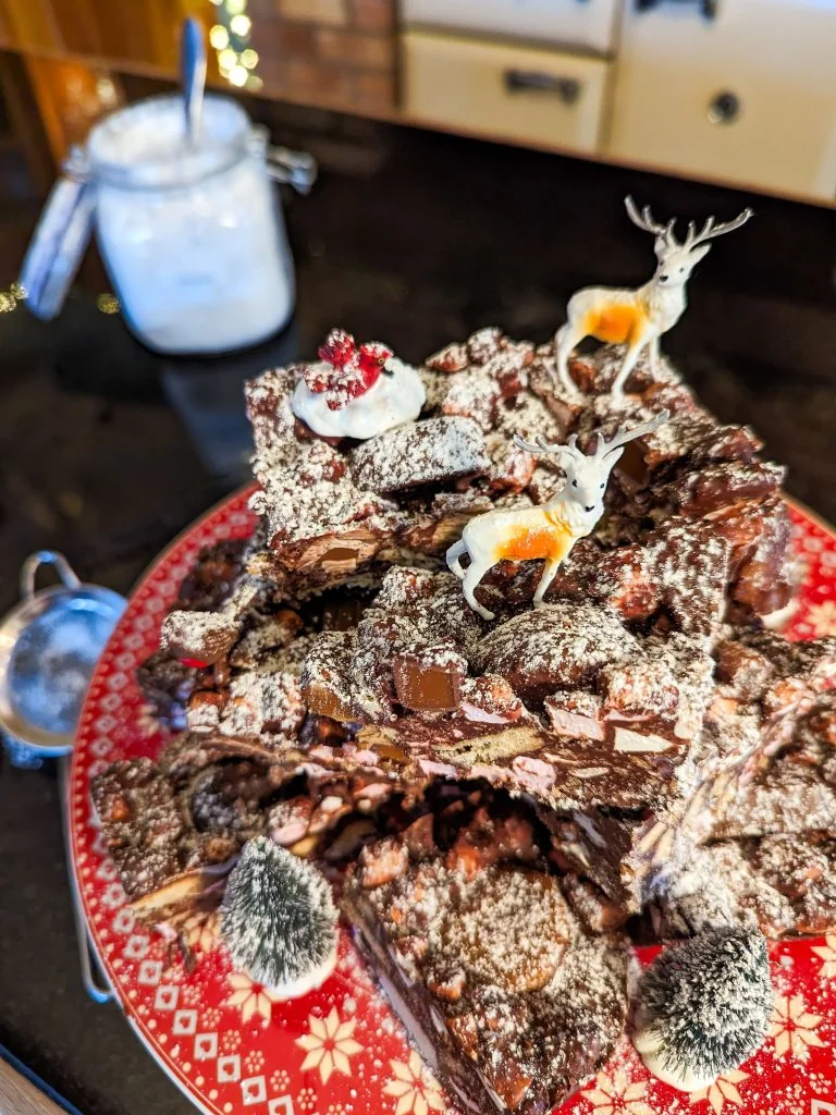 Christmas Chocolate Rocky Roads
