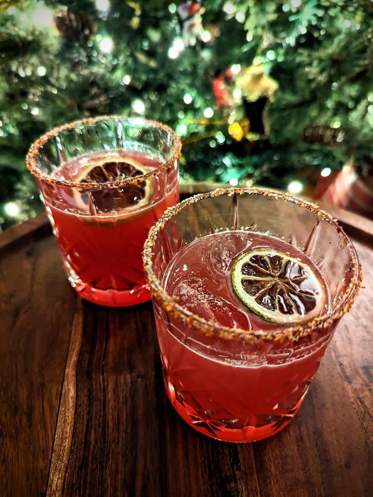 Christmas Cranberry Margaritas