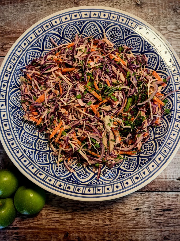 Crispy Apple and Herb Coleslaw