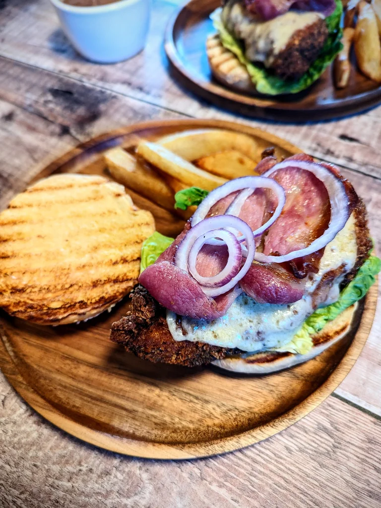 Crispy Panko Chicken Burgers