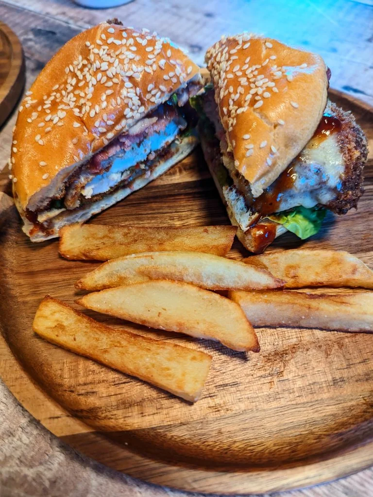 Crispy Panko Chicken Burgers