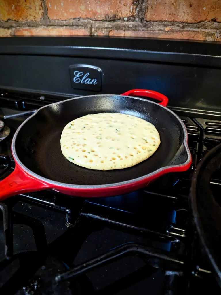 Eggs Benedict Pancake Stack