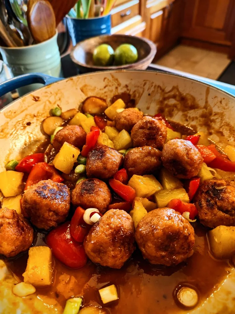 Fakeaway Sweet and Sour Pork Balls