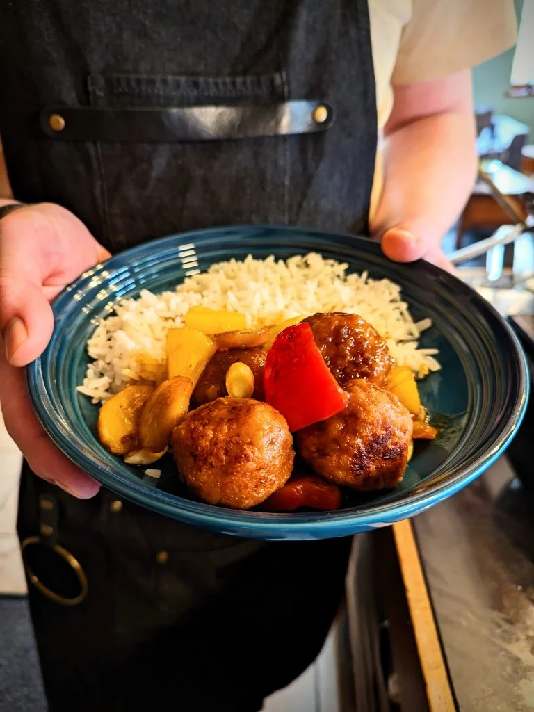 Fakeaway Sweet and Sour Pork Balls