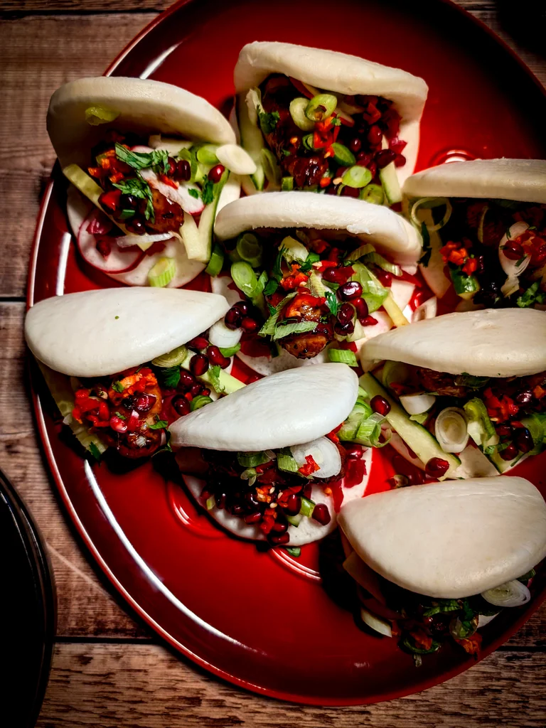 Festive Pigs in Blankets Bao Buns
