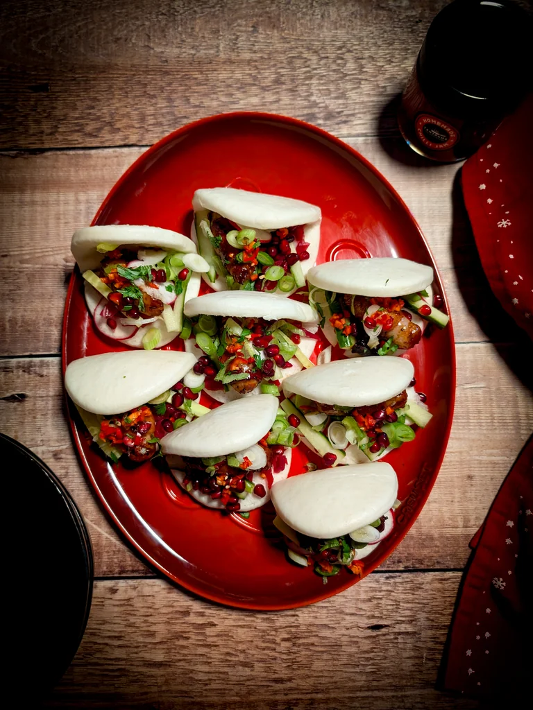 Festive Pigs in Blankets Bao Buns