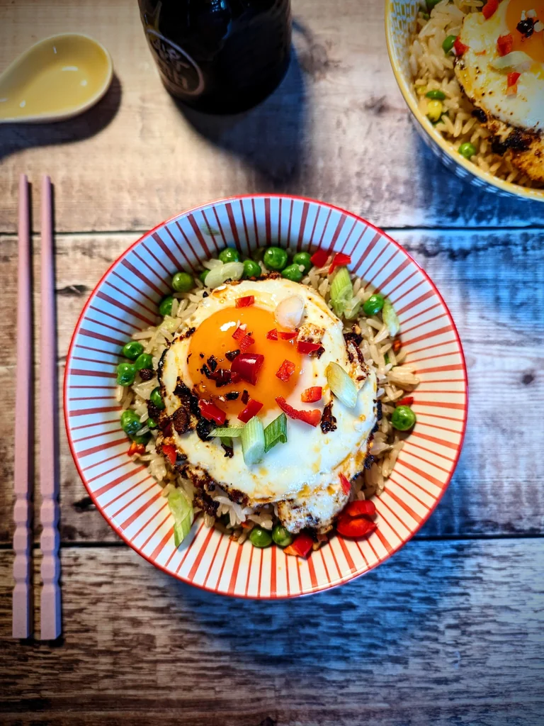 Fried Rice with Crispy Chilli Oil Egg
