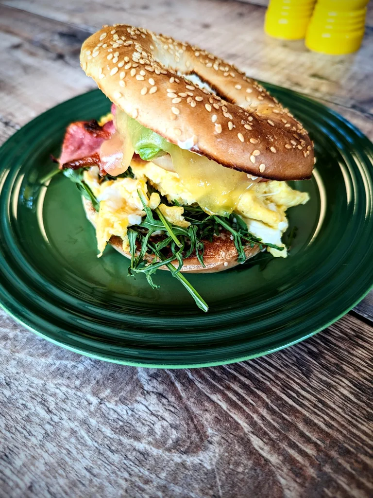 Fully Loaded Breakfast Bagels