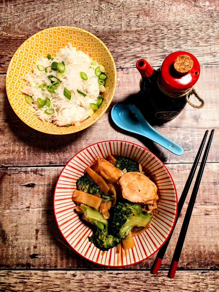 Ginger-Glazed Chicken and Broccoli Stir-Fry