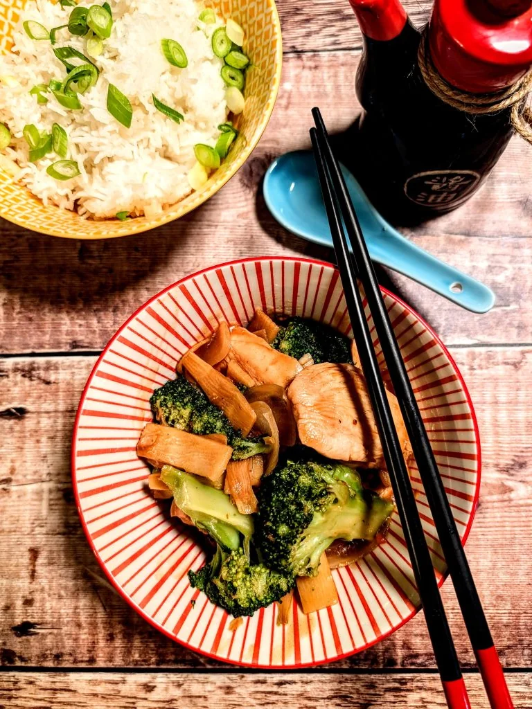Ginger-Glazed Chicken and Broccoli Stir-Fry