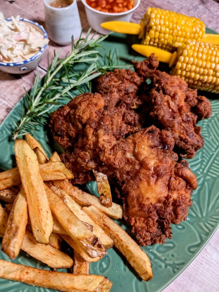 Golden Buttermilk Fried Chicken