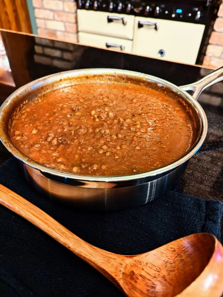Lentil and Chestnut Ragu