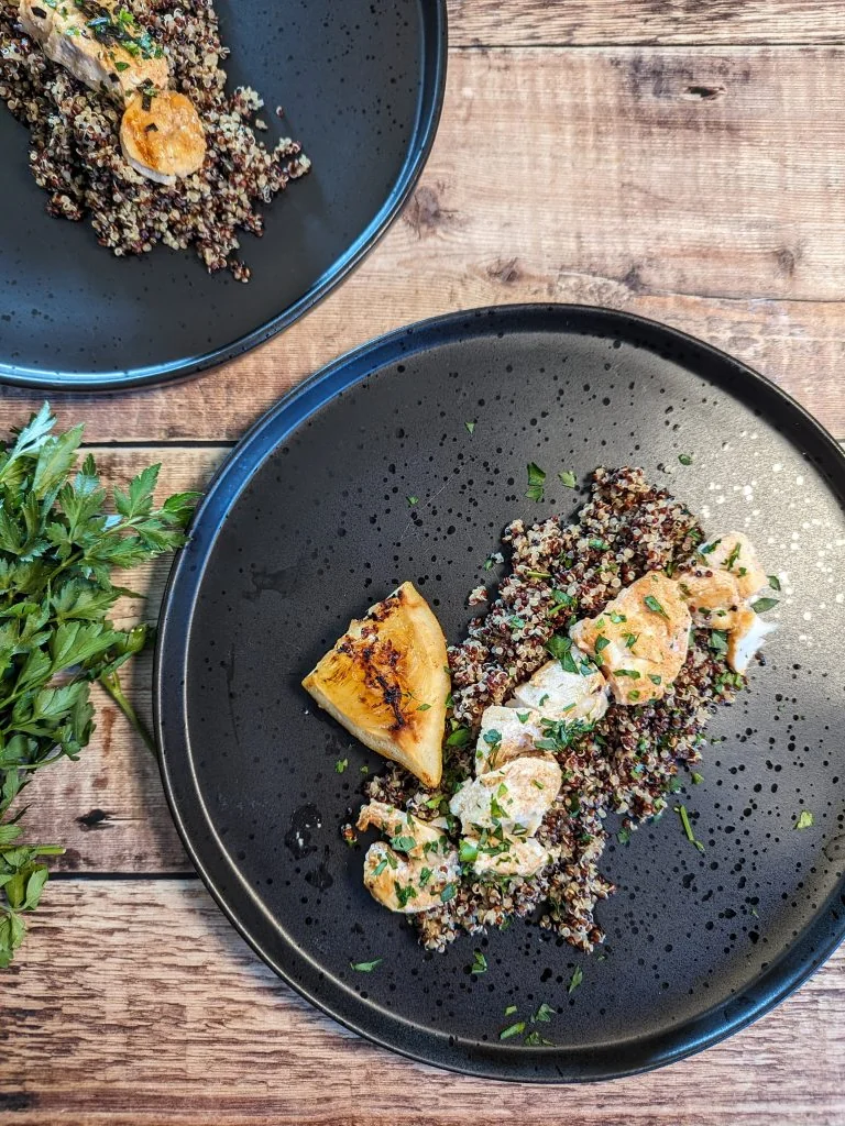 Middle Eastern Inspired Fish Skewers