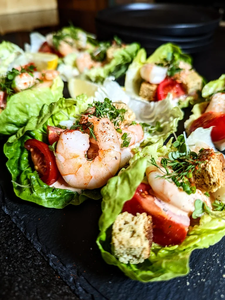 Miso Prawn & Crab Cups