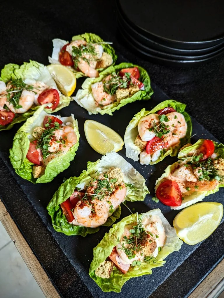 Miso Prawn & Crab Cups