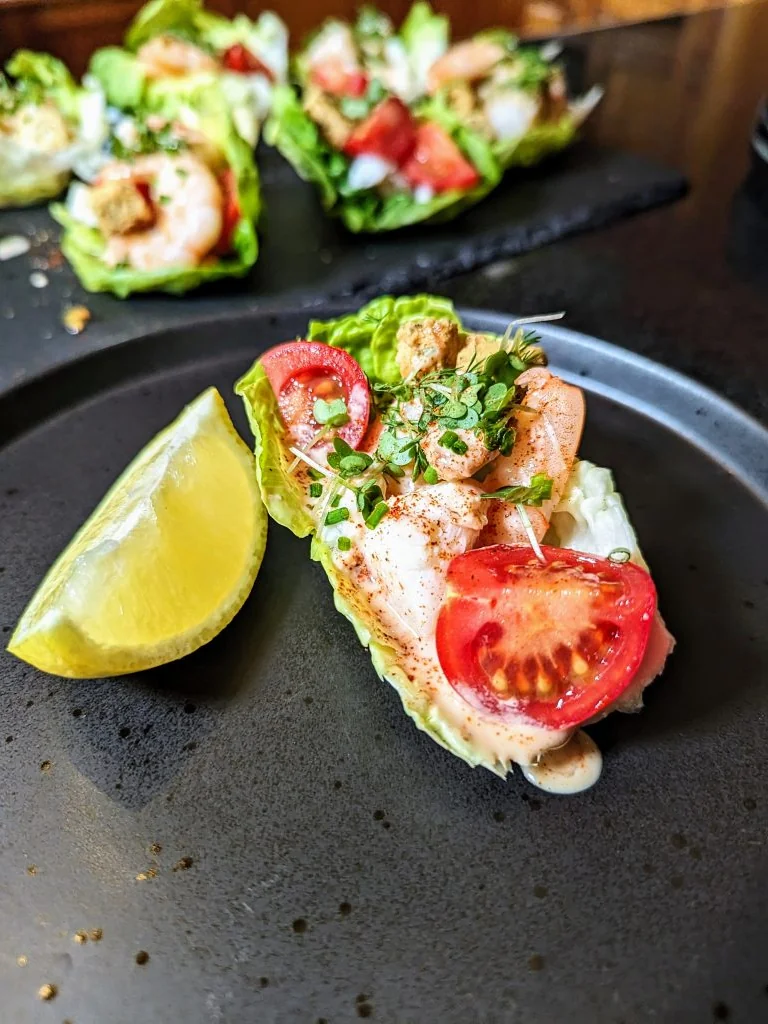 Miso Prawn & Crab Cups