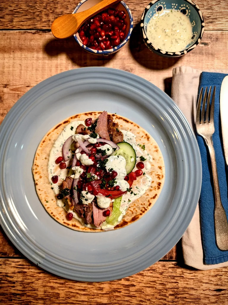 Moroccan Roast Lamb Kebabs with Citrus Mint Yogurt