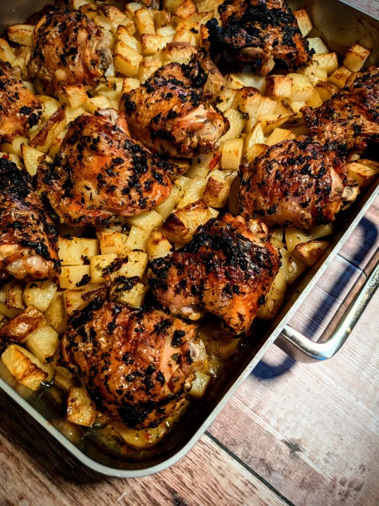One-Tray Peri Peri Chicken & Potatoes