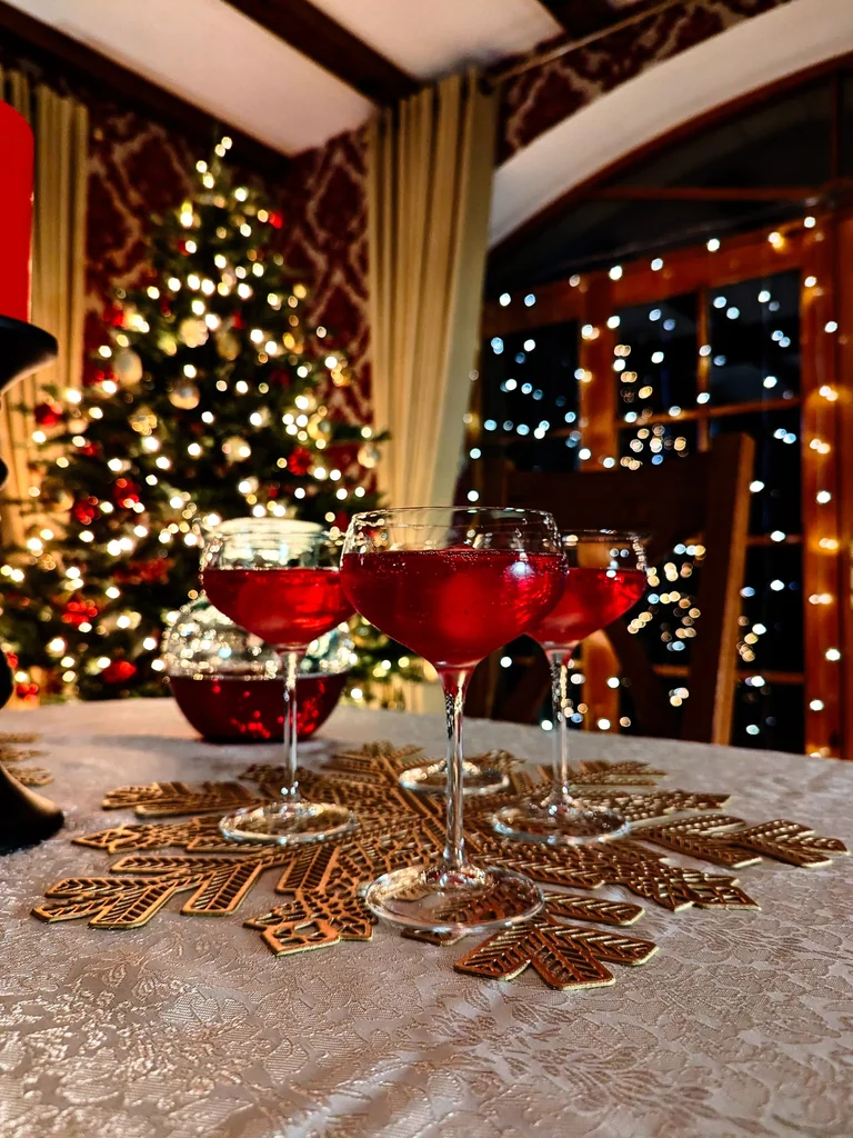 Pomegranate Fizz Cocktail