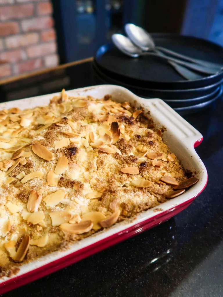 Proper Homemade Apple Crumble & Custard