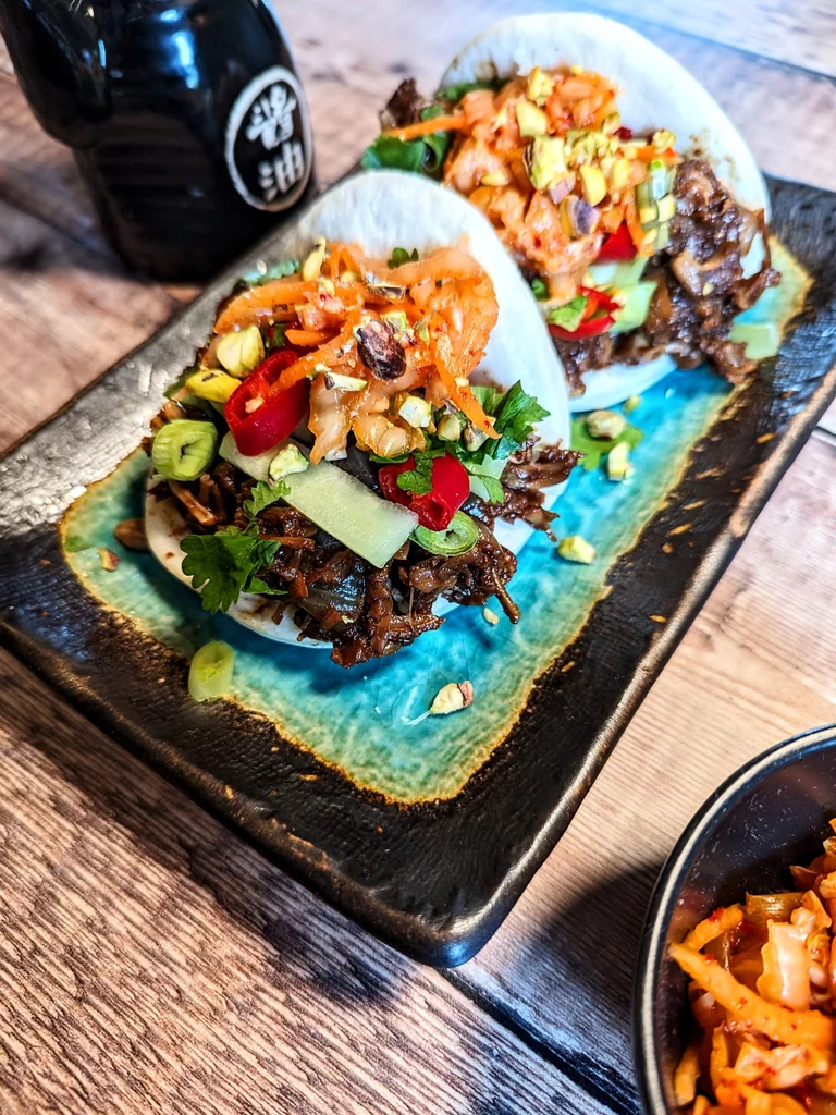 Pulled Jackfruit Bao Buns