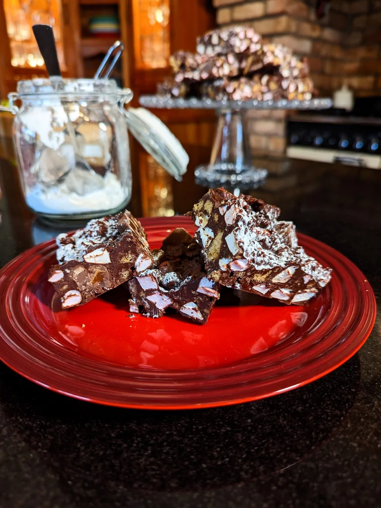 Chewy and Chocolatey Rolo Rocky Roads