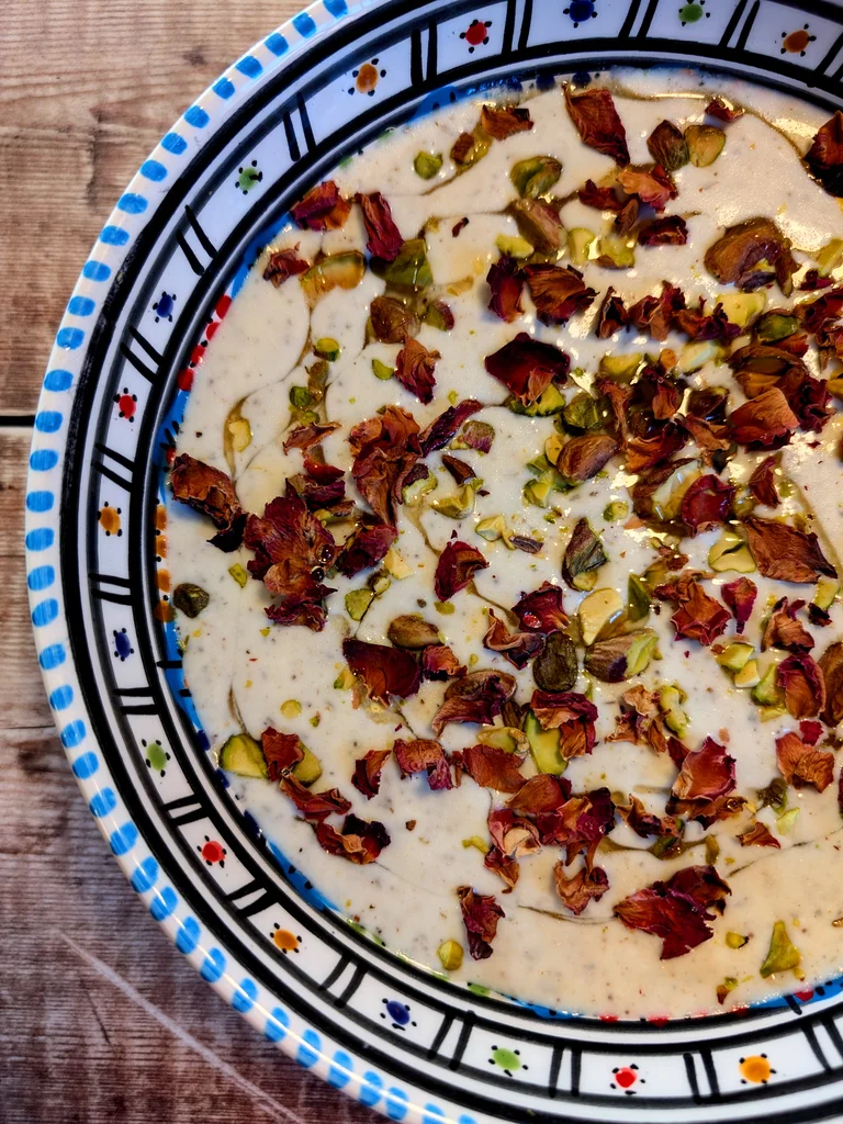 Rose and Honey Whipped Feta Dip