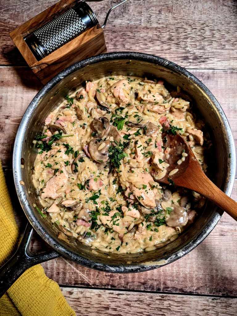 Rustic Italian One-Pan Chicken & Orzo