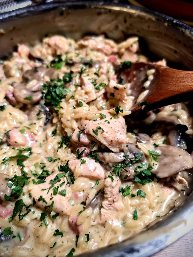 Rustic Italian One-Pan Chicken & Orzo