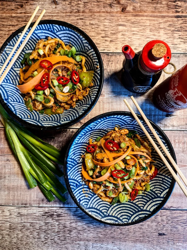 Savoury Pork and Udon Noodles