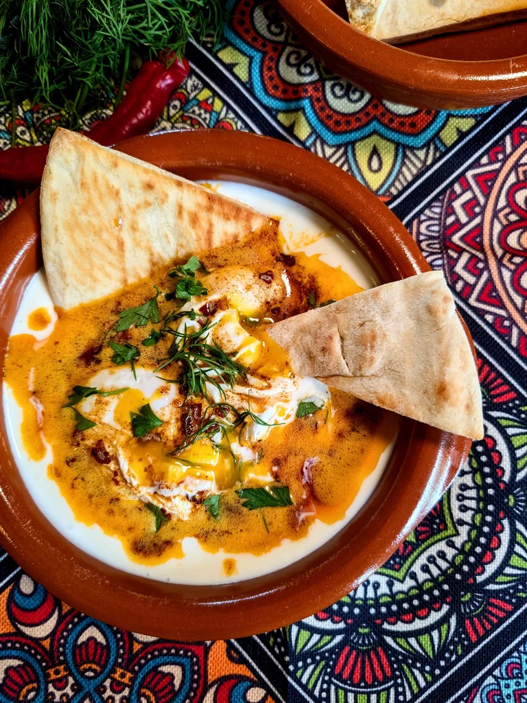 Silky Turkish Eggs with Spiced Butter (Çilbir)