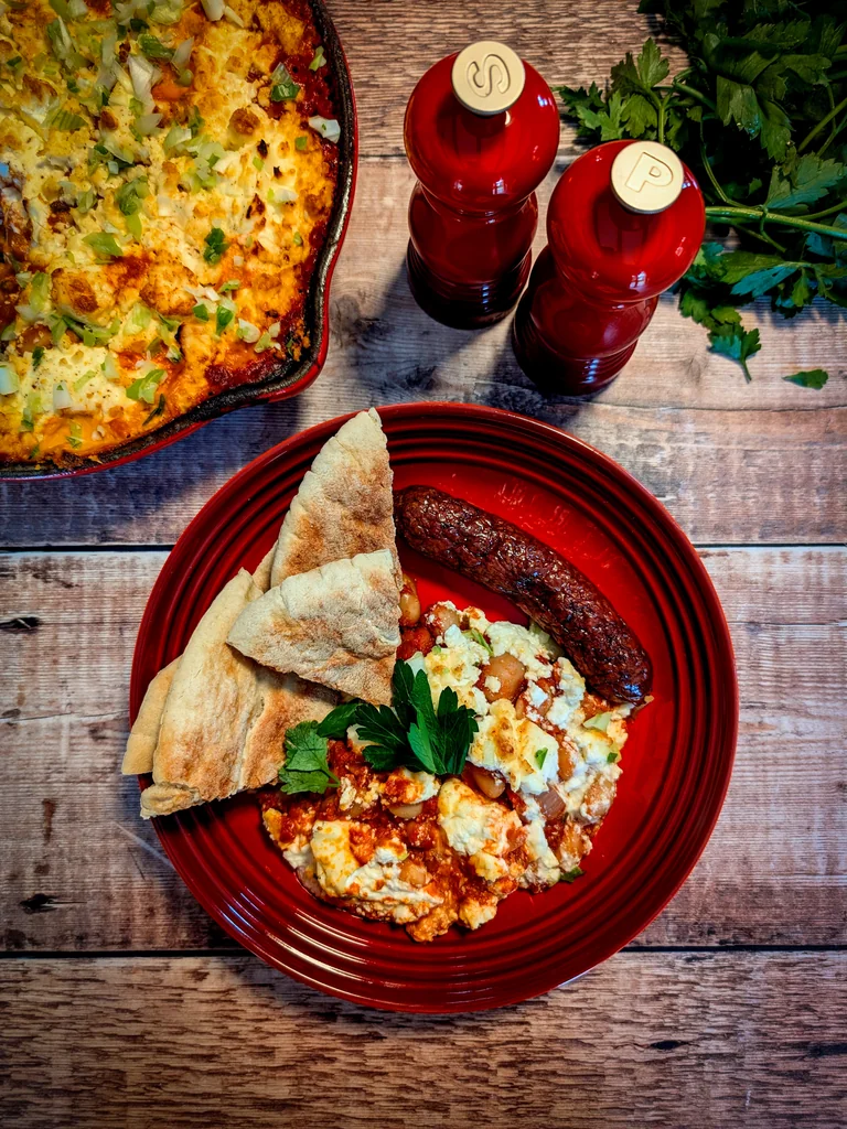 Spiced Middle Eastern Baked Butter Beans