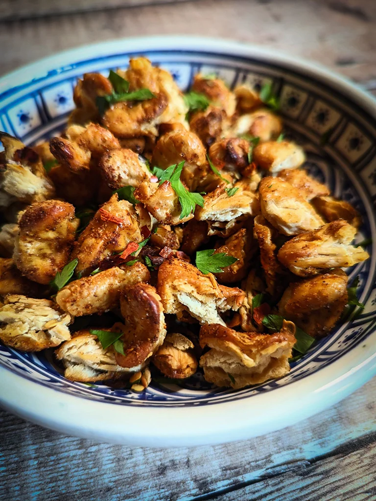 Spicy Roasted Butter Beans