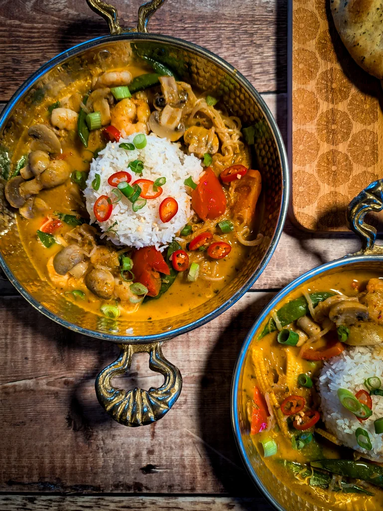 Spicy Thai Red Prawn Curry