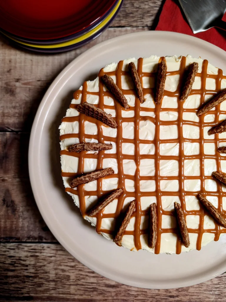 Stroopwafel Lattice Cheesecake