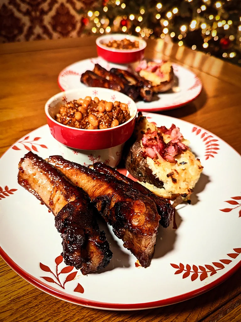 Sweet Chili and Cranberry Glazed Ribs