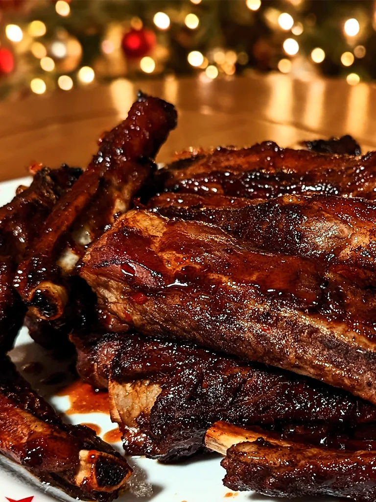Sweet Chili and Cranberry Glazed Ribs