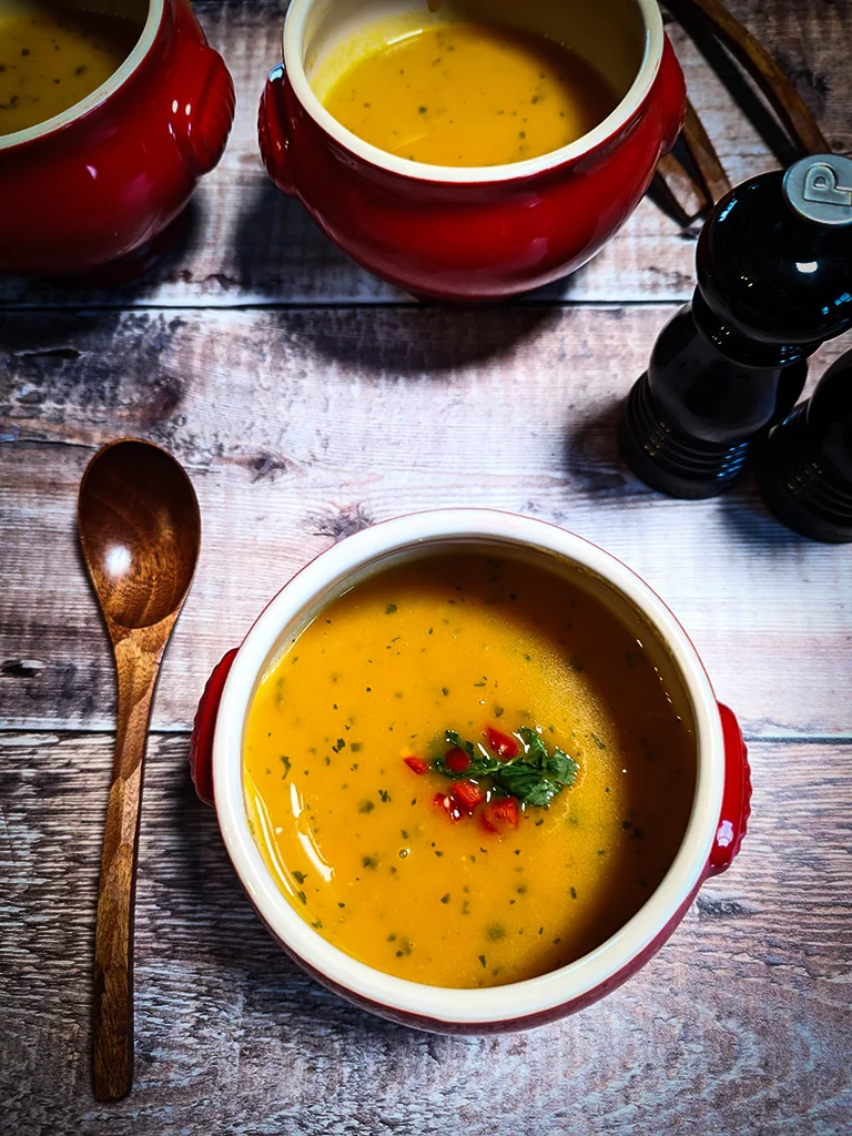 Turmeric, Carrot and Coriander Soup
