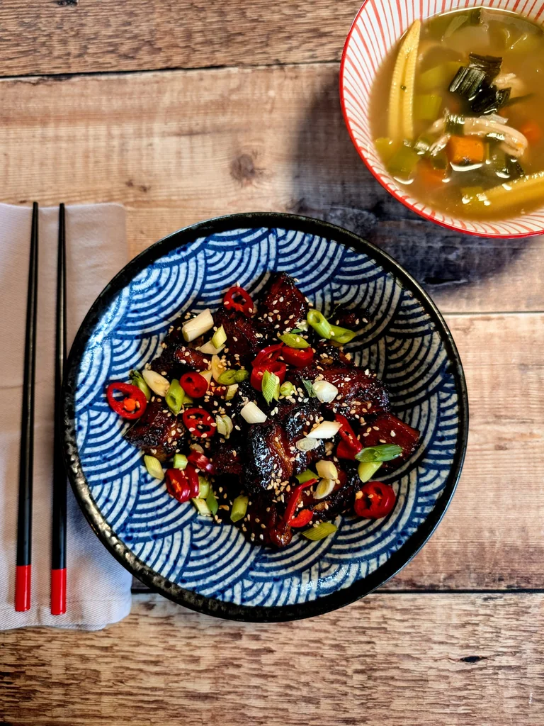 Twice-Tasty Asian Pork Belly & Chicken Soup