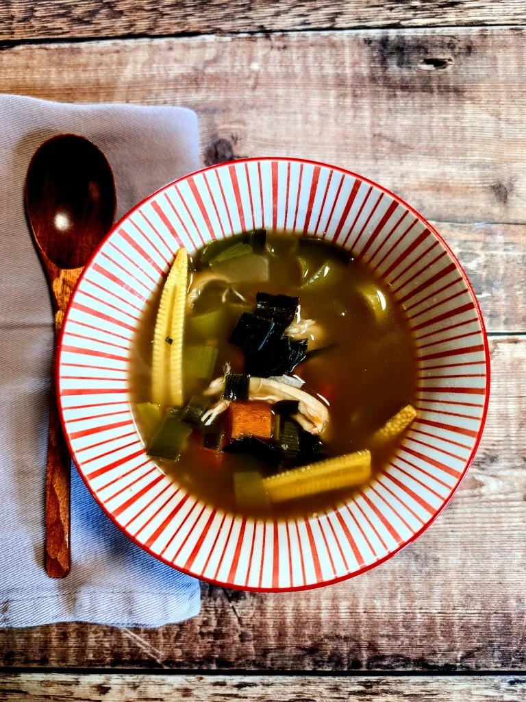 Twice-Tasty Asian Pork Belly & Chicken Soup