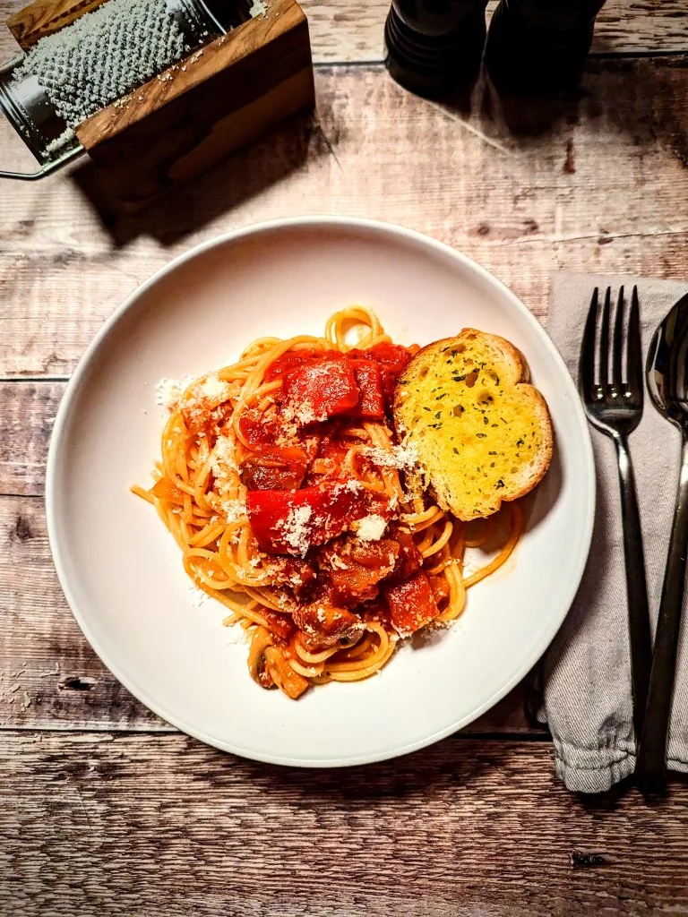 Wholesome Veggie Spaghetti Bolognese